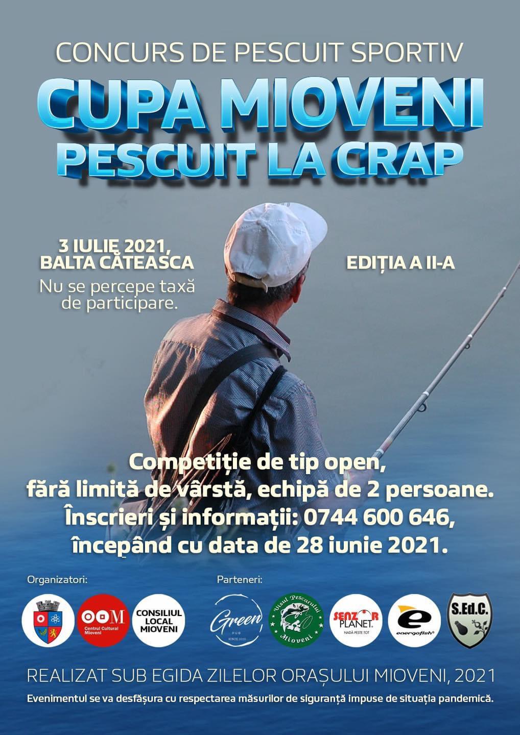 Pescarii din Mioveni vor căuta marea captură, pe Balta Căteasca