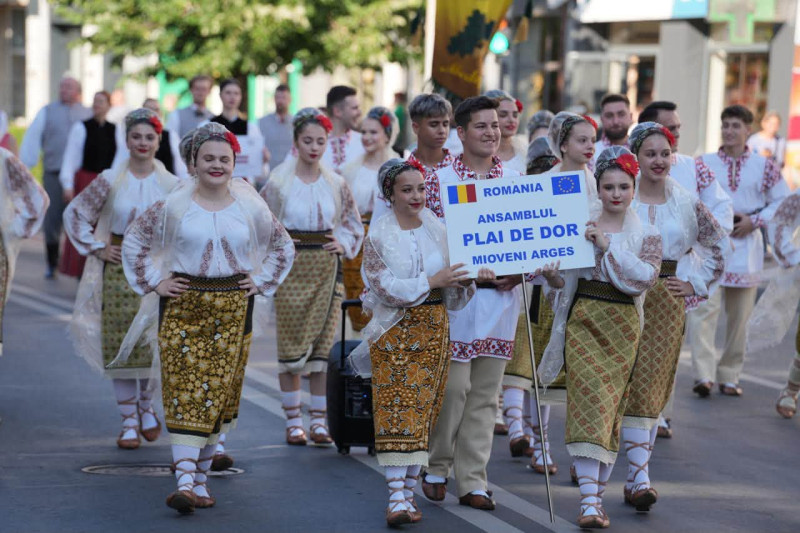 Mioveni a celebrat tradiția și diversitatea culturală în cadrul Festivalului Internațional de Folclor „Carpați”, ediția a XXXIX-a!