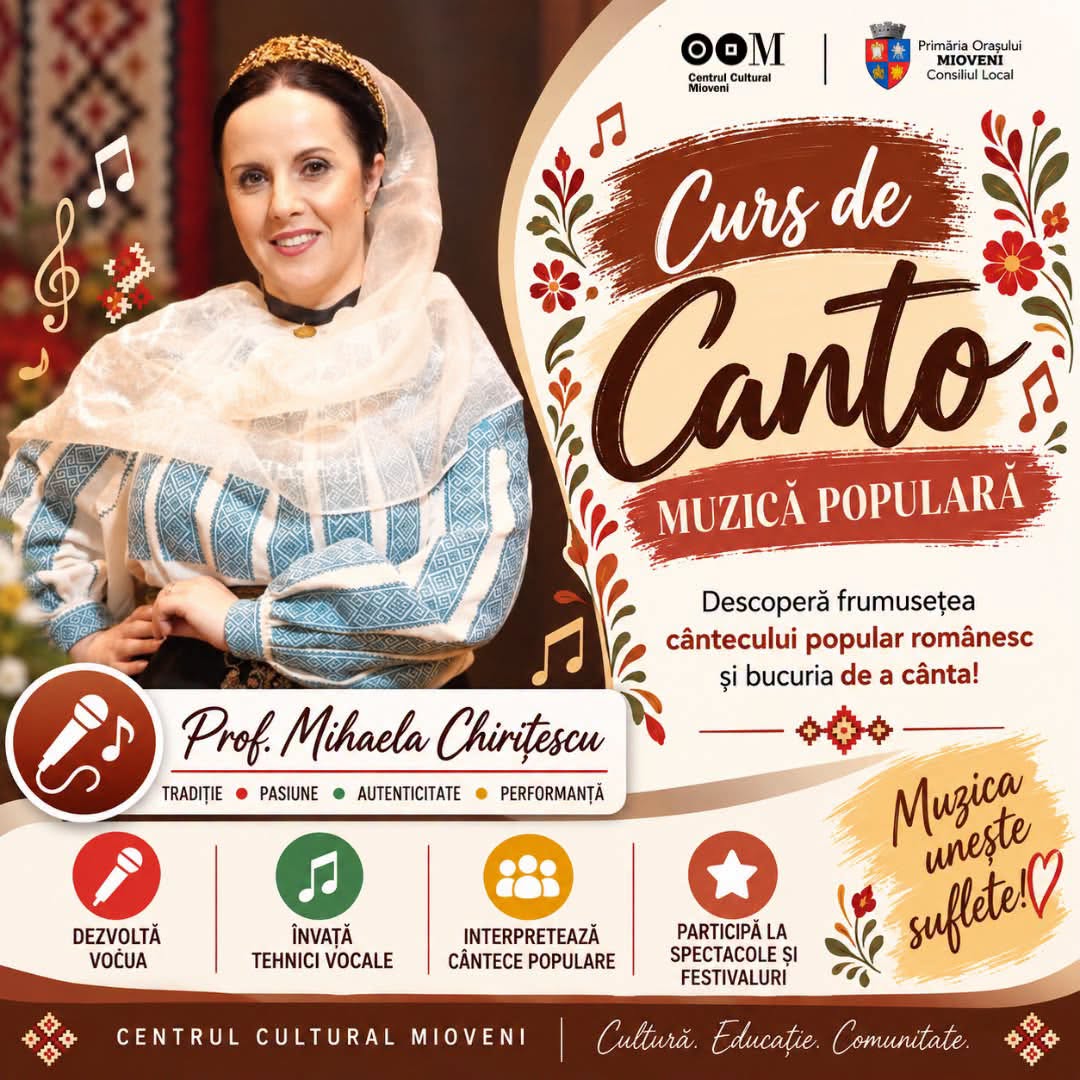 Descoperă frumusețea cântecului popular românesc!