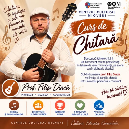 Descoperă bucuria de a cânta la chitară!