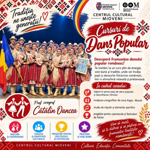 Descoperă frumusețea dansului popular românesc!